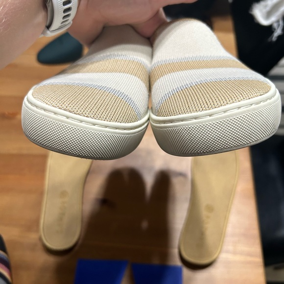 Rothy’s “The Sneaker” Birch Stripe size 9 - Picture 5 of 6